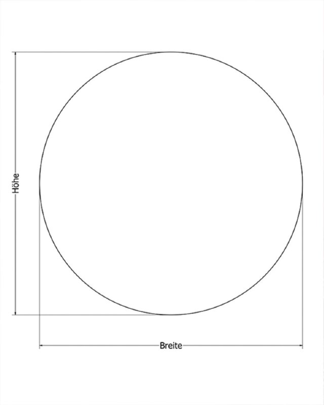 Spiegel Rund nach Mass
