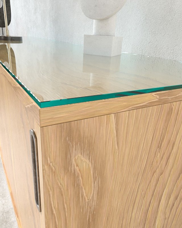 Glasplatte f&uuml;r Kommode und Sideboard nach Mass