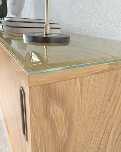 Glasplatte f&uuml;r Kommode und Sideboard nach Mass