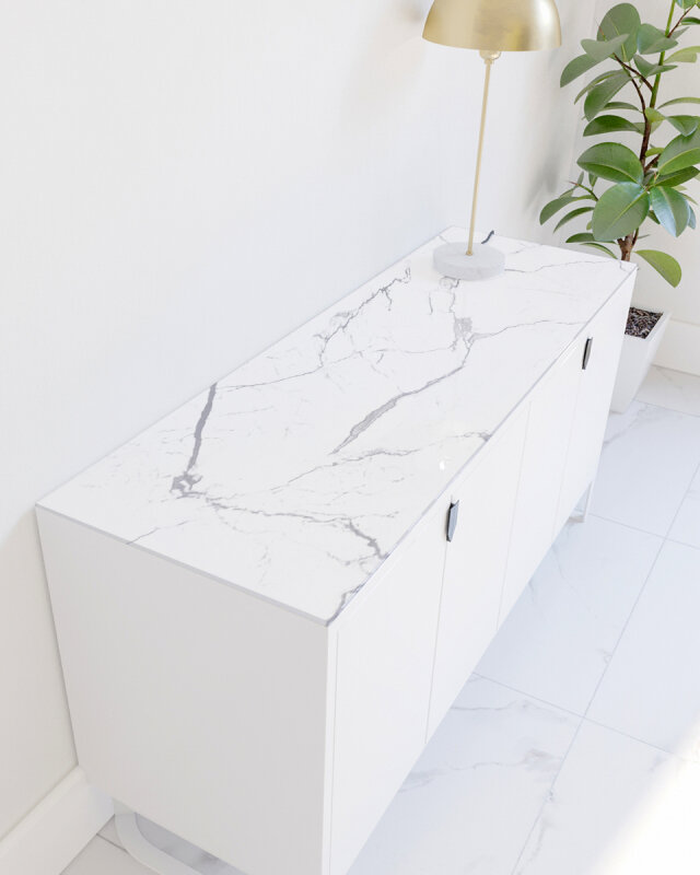 Dekorglasplatte f&uuml;r Kommode und Sideboard - D3
