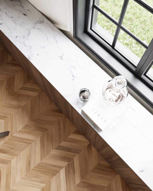 Dekorglasplatte f&uuml;r Kommode und Sideboard - D3