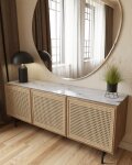 Dekorglasplatte f&uuml;r Kommode und Sideboard - D3