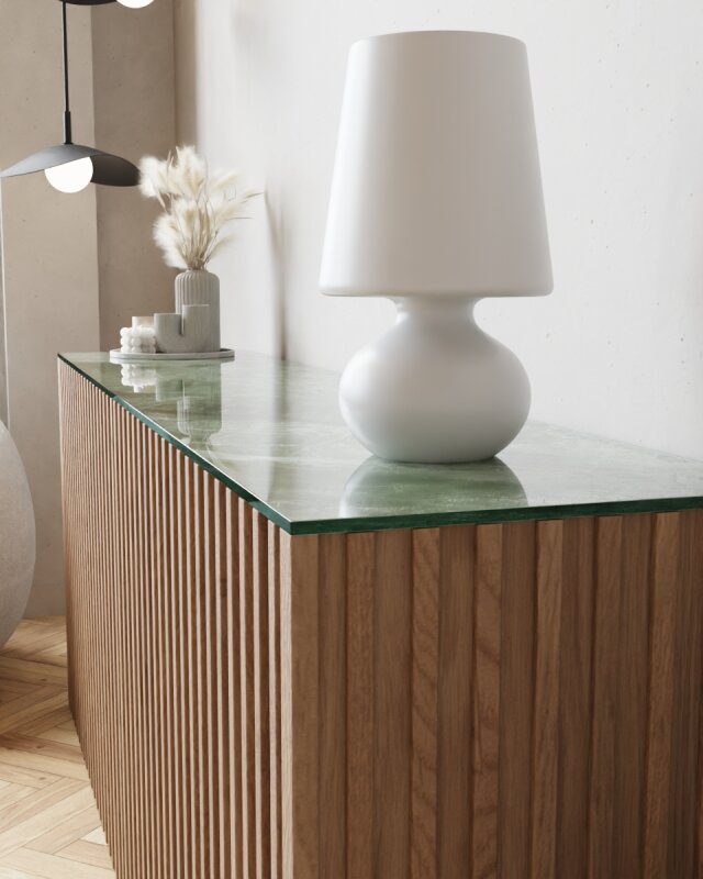 Dekorglasplatte f&uuml;r Kommode und Sideboard - D4