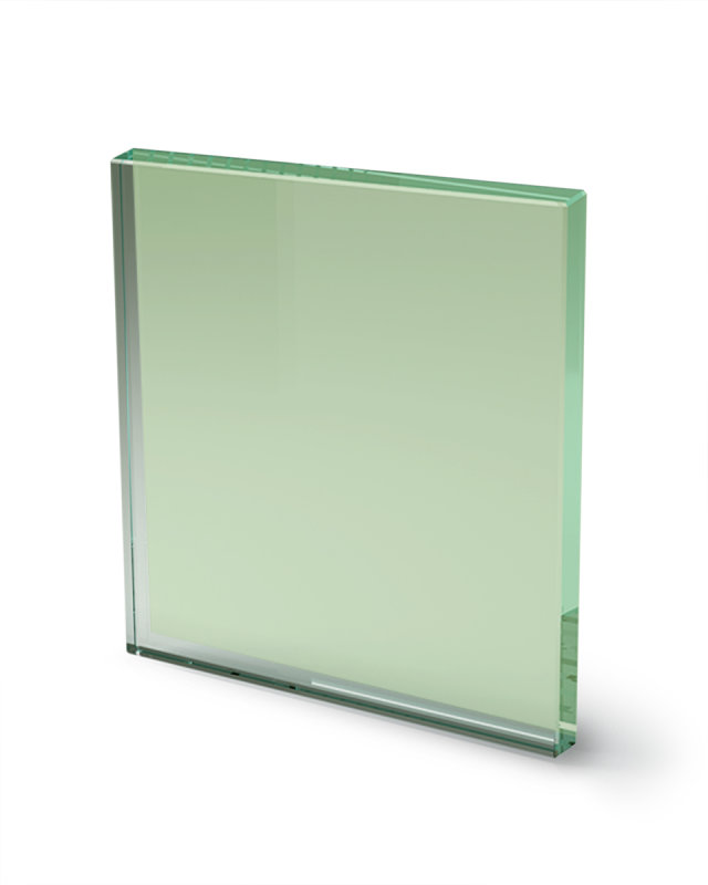 Glasplatte f&uuml;r Kommode und Sideboard - Farbe Weissgr&uuml;n