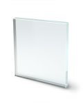 Glasplatte f&uuml;r Kommode und Sideboard - Farbe Weiss