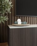 Glasplatte f&uuml;r Kommode und Sideboard - Farbe Weiss