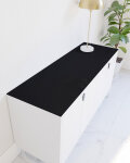 Glasplatte f&uuml;r Kommode und Sideboard - Farbe Schwarz