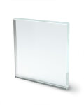 Glas Tischplatte nach Mass - Farbe Verkehrsweiss