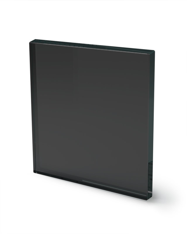 Glas Tischplatte nach Mass - Farbe Schwarz