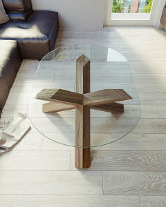 Glas Tischplatte Rund nach Mass